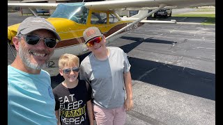 Jaxon and Noah Airplane Adventure June 2023