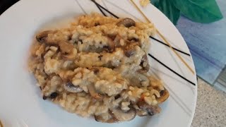 Risotto mit Pilzen, auf meine Art 🧄🧅