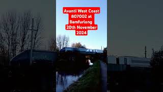 Avanti West Coast 807002 at Bamfurlong - 20th November 2024