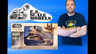 Revell Star Wars The Mandalorian Razor Crest 1/72 Unboxing