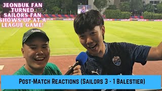 Post-Match Reactions - Lion City Sailors v Balestier Khalsa (Singapore Premier League 24/25)