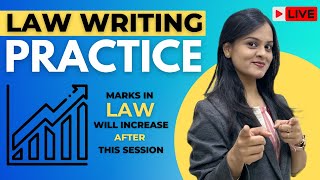 How to Write Answers in Law Exams | Law Writing Practice