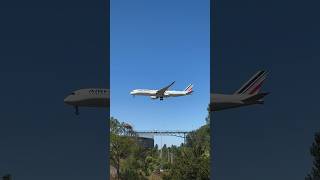 Air France a350 landing at Seattle Tacoma International #a350 #airfrance #airbus #landing #plane