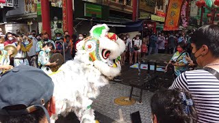 [4K] Experiencing The Lion Dance & Firecrackers Along Jalan Pudu, Kuala Lumpur