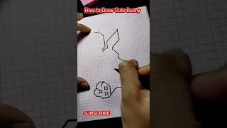 How to draw Cute Bunny #shorts #art #bunny