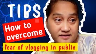 How to overcome the fear of.vlogging in public ll Janju Tv Tutorial