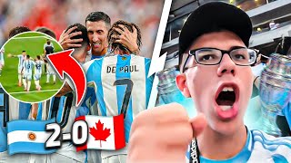 ESTAMOS EN LA FINAL! VLOG ARGENTINA - CANADA EN EL ESTADIO