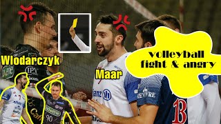 Stephen Maar vs Wojciech Wlodarczyk | Volleyball Fight & Angry moment | ミラノ vs パドヴァ | セリエA1 | バレーボール