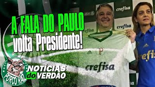 VOLTA PAULO NOBRE! SUA FALA NOS LEMBRA BONS TEMPOS O VERDADEIRO PALMEIRENSE CLAMA POR ISSO!