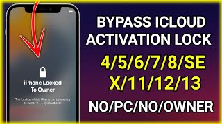 iPhone Locked To Owner ! Bypass iCloud Activation Lock ( How To Bypass iPhone Locked To Owner )