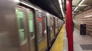 NYC Subways: New Lots Ave bound R62 (3) Train departing Hoyt Street