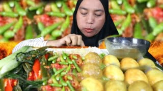 PEDES GILA !!!!!🔥🌶️ CUMI MERCON CABE RAWIT, TELOR KARE, LALAPAN KANGKUNG BIKIN GA KONTROL MAKAN