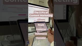 The 5 Ps of Content Marketing! Planning your content.⁣⁣ It's all about these key pillars!⁣⁣ #content