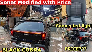 2024 KIA SONET HTE(O) FULL MODIFIED WITH PRICE | SONET MODIFICATION | KIA SONET MODIFIED