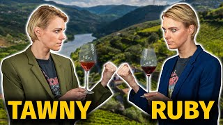 TAWNY vs RUBY Port Wines (Comparing & Tasting DOURO Valley Iconic Styles)