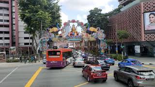 Singapore 2020 Diwali Little India Decoration and Crowd