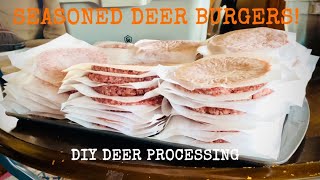 Seasoned Deer Burgers (EASY RECIPE)