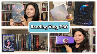 Reading Vlog #30: First Mysterious Galaxy Unboxing! + dark fantasy books for the spooky season