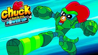 Chuck Chicken 🐔 Power Up 🐍 Winding Snake All episodes in a row 💢 Superhero | Chuck Chicken Cartoons