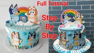 Cartoon Birthday Cake | Bluey The Dog Cartoon Birthday Cake | Kids Birthday Cake