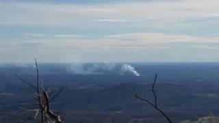 Wildfires from Pilot Mountain 2017