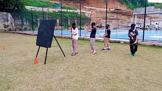 Anak FIWA main Archery Tag