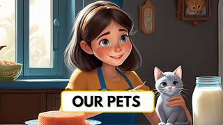 Improve Your English ( Our Pets) |English Listening Skills| Speaking and Learning #video