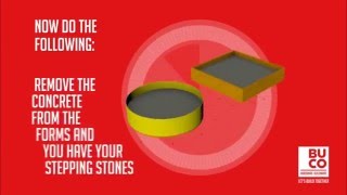 BUCO Lifehack - Concrete Stepping Stones