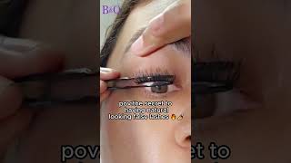 How To Make perfect look with lashes In 5 Minutes|B&Q Lashes| #diylashextensions #lashtutorial