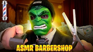 ASMR BARBERSHOP 💈 Приятная стрижка и бритьё опасной бритвой