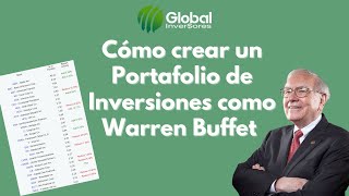 Cómo crear un Portafolio de Inversiones al estilo de Warren Buffet (Value Investing)