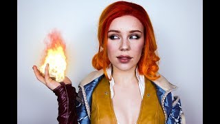 Triss Merigold The Witcher - Makeup Transformation