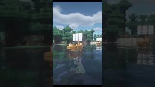 Jak zbudować piękną łódź w minecraft #shorts