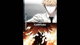 Denji vs Gabimaru #anime #animeedit #debate #vs #demonslayer #trending #trendingshorts #dragonball