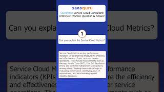 Can You Explain the Service Cloud Metrics? | saasguru