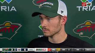 Jacob Lucchini PostGame Interview | Minnesota Wild vs Winnipeg Jets