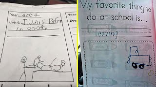 Moments When Kids' Homework Was So Hilarious It Deserved Extra Credit