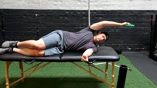 Sidelying shoulder flexion **NorCal Physiotherapy Exercise Library