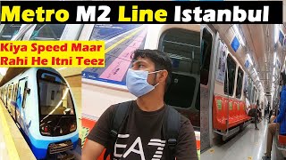 Public Transport in Istanbul (Metro M2 Line) Best Underground Railway Tracks In The World