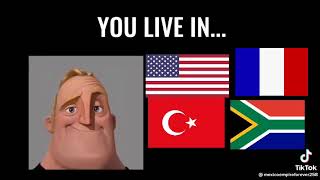 You Live in... Mr Incredible Cold to Hot (Reupload)