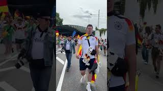 🇩🇪 German Fans before the Quarter-Final Matchup #football #fans