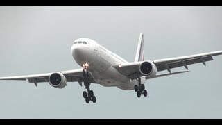 Air France A330 Landing at Chicago O'Hare