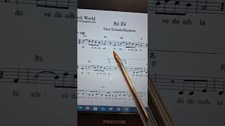 Só Fé Para Teclado/Escaleta com Playback e Partitura em PDF