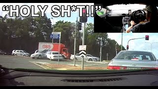 DASHCAM FOOTAGE Shows the Moment a Toyota Camry Narrowly Misses My Lambo and T-Bones Wagon!