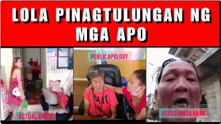 VIRAL VIDEO | LOLA PINAGTULUNGAN NG MGA APO SA CEBU | PUBLIC APOLOGY | REAKSYON NG ISANG ANAK