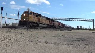 BNSF 9883 West at Rochelle