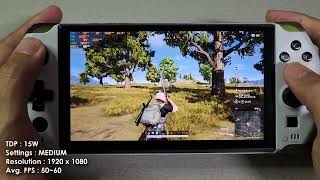 GPD WIN 4 (Ryzen 6800U) Game test - PUBG: BATTLEGROUNDS