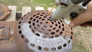 Antique Fire Alarm Bell -Stripping Rust