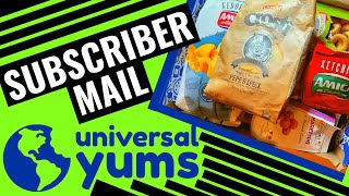 My First Subscriber Mail! Universal Yums March 2021 Italy