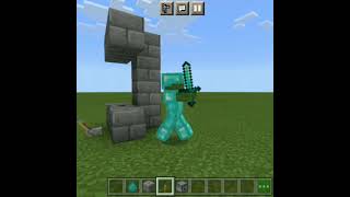 How to put Armor on Zombie Minecraft #shorts